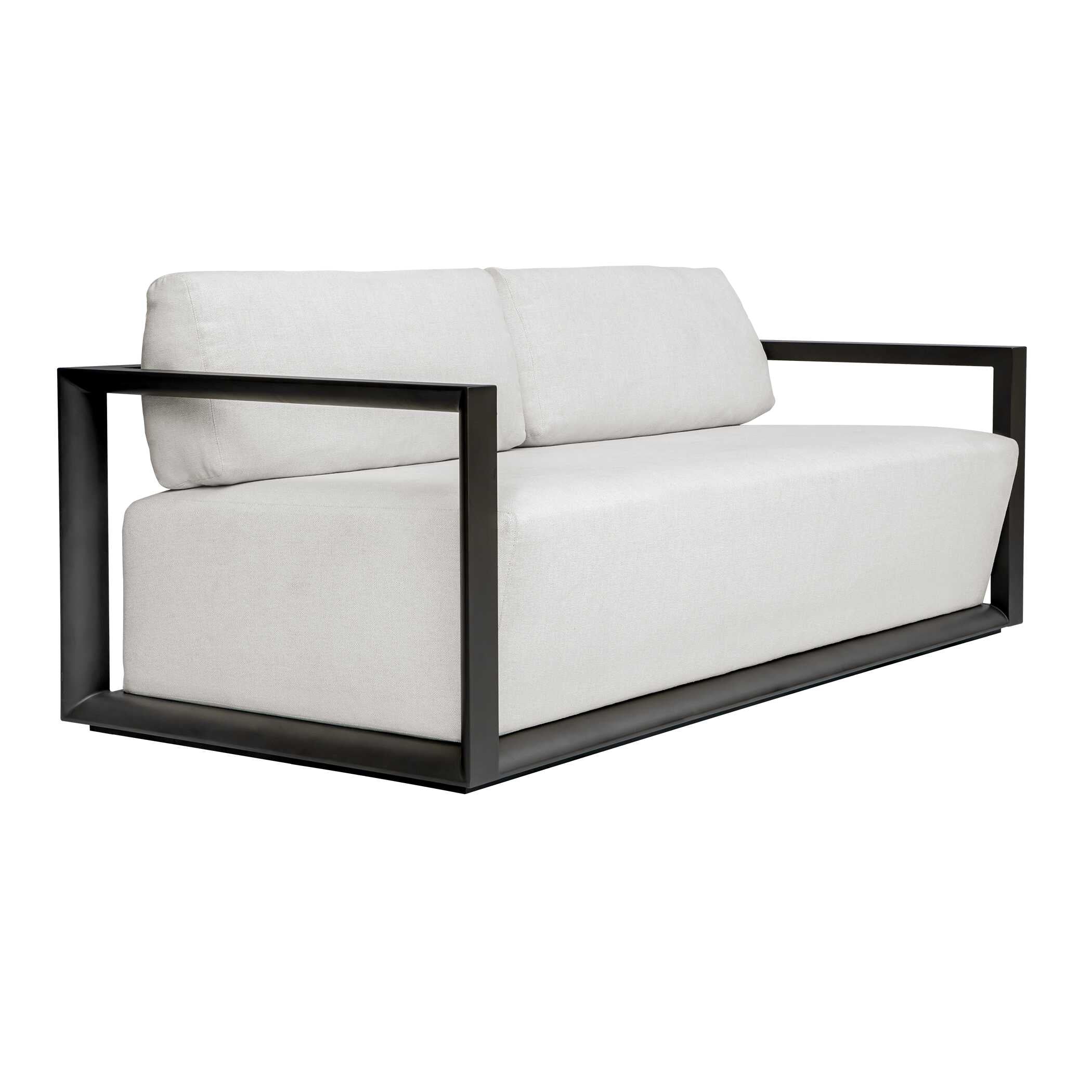 Uttermost Furniture Uttermost Remsen Outdoor Black/Oyster Sofa