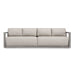 Uttermost Furniture Uttermost Remsen Outdoor Weathered Gray/Dove Large Sofa