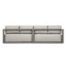 Uttermost Furniture Uttermost Remsen Outdoor Weathered Gray/Dove Large Sofa