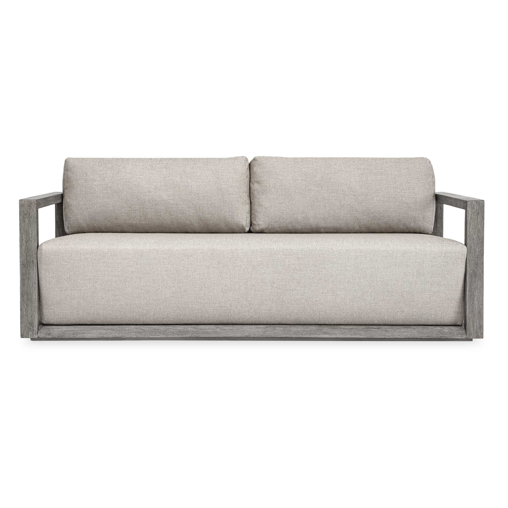 Uttermost Furniture Uttermost Remsen Outdoor Weathered Gray/Dove Sofa