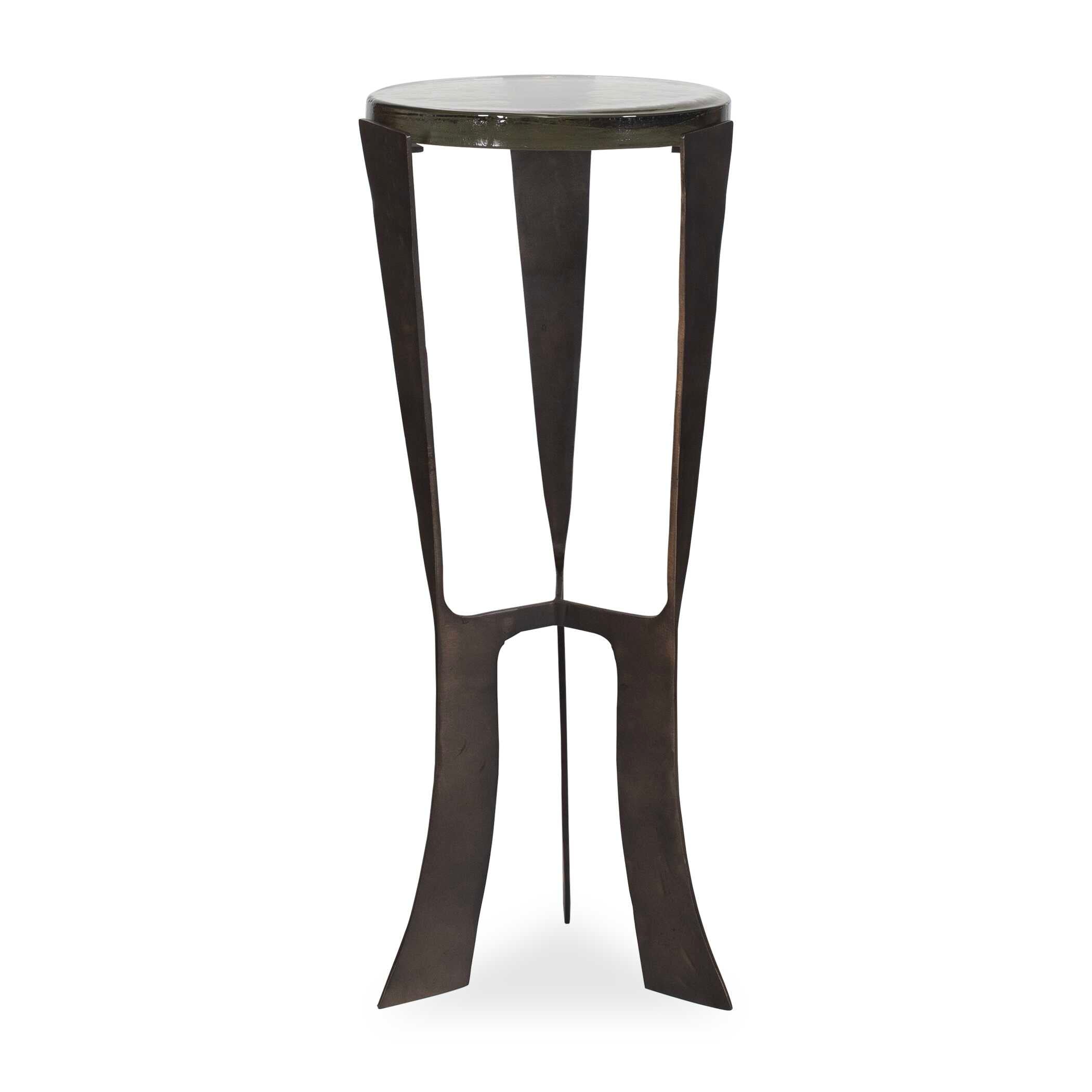 Uttermost Uttermost Renaud Dark Bronze Drink Table