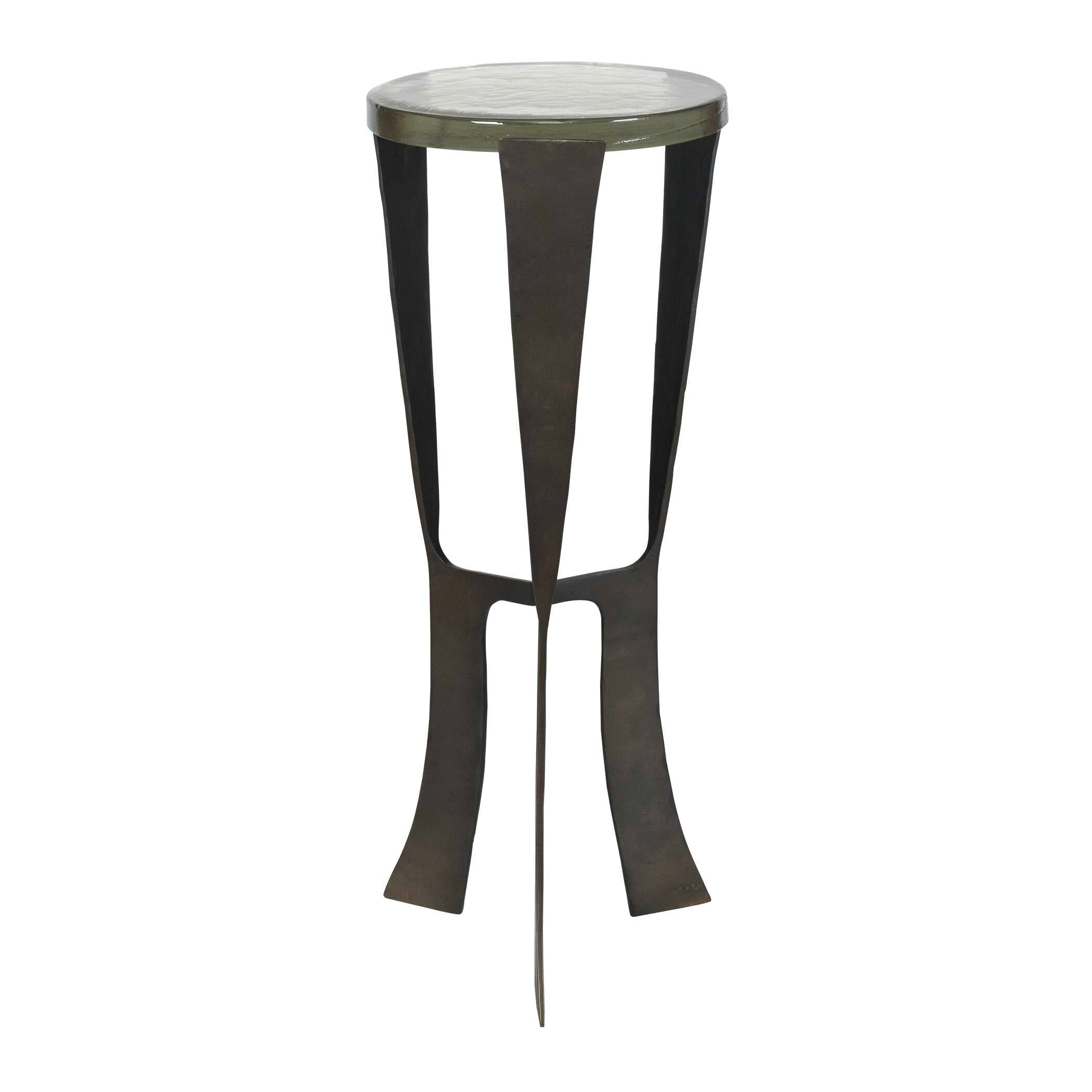 Uttermost Uttermost Renaud Dark Bronze Drink Table