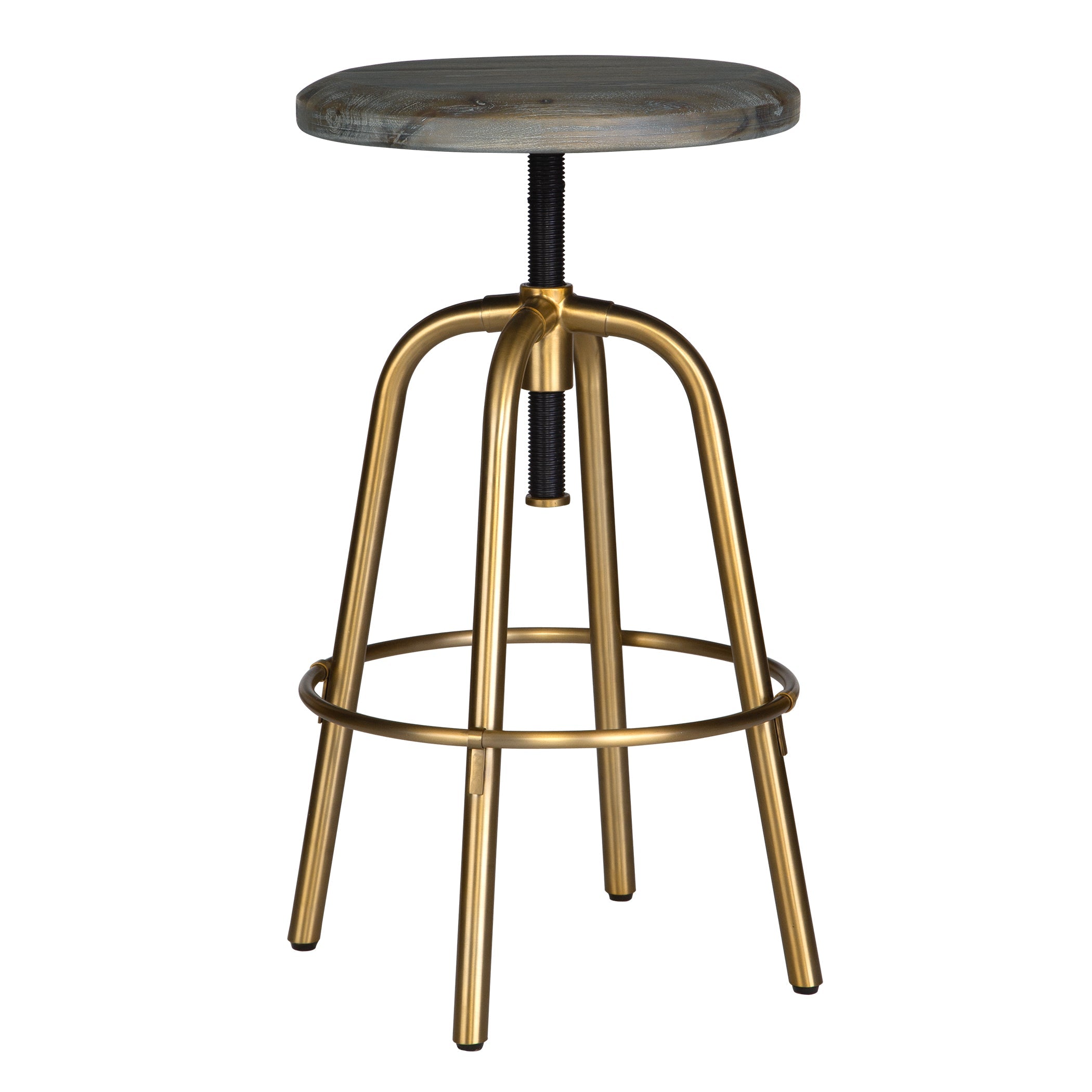 Uttermost Home Uttermost Revolve Brass Counter Stool