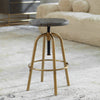 Uttermost Home Uttermost Revolve Brass Counter Stool