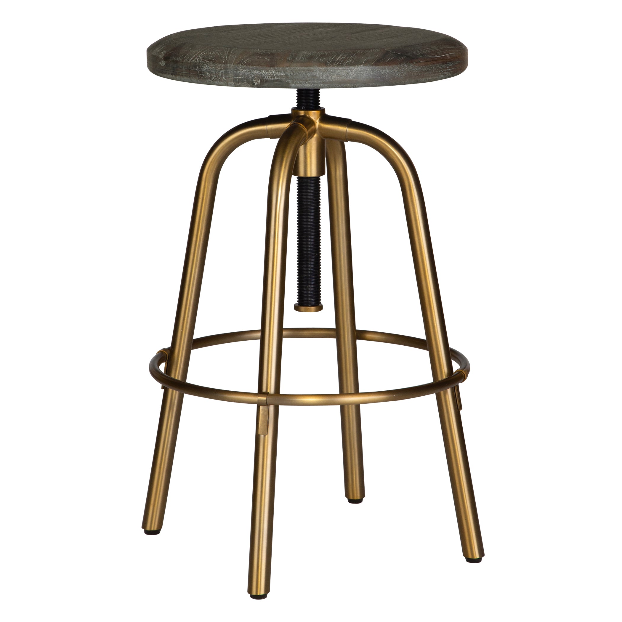 Uttermost Home Uttermost Revolve Brass Counter Stool