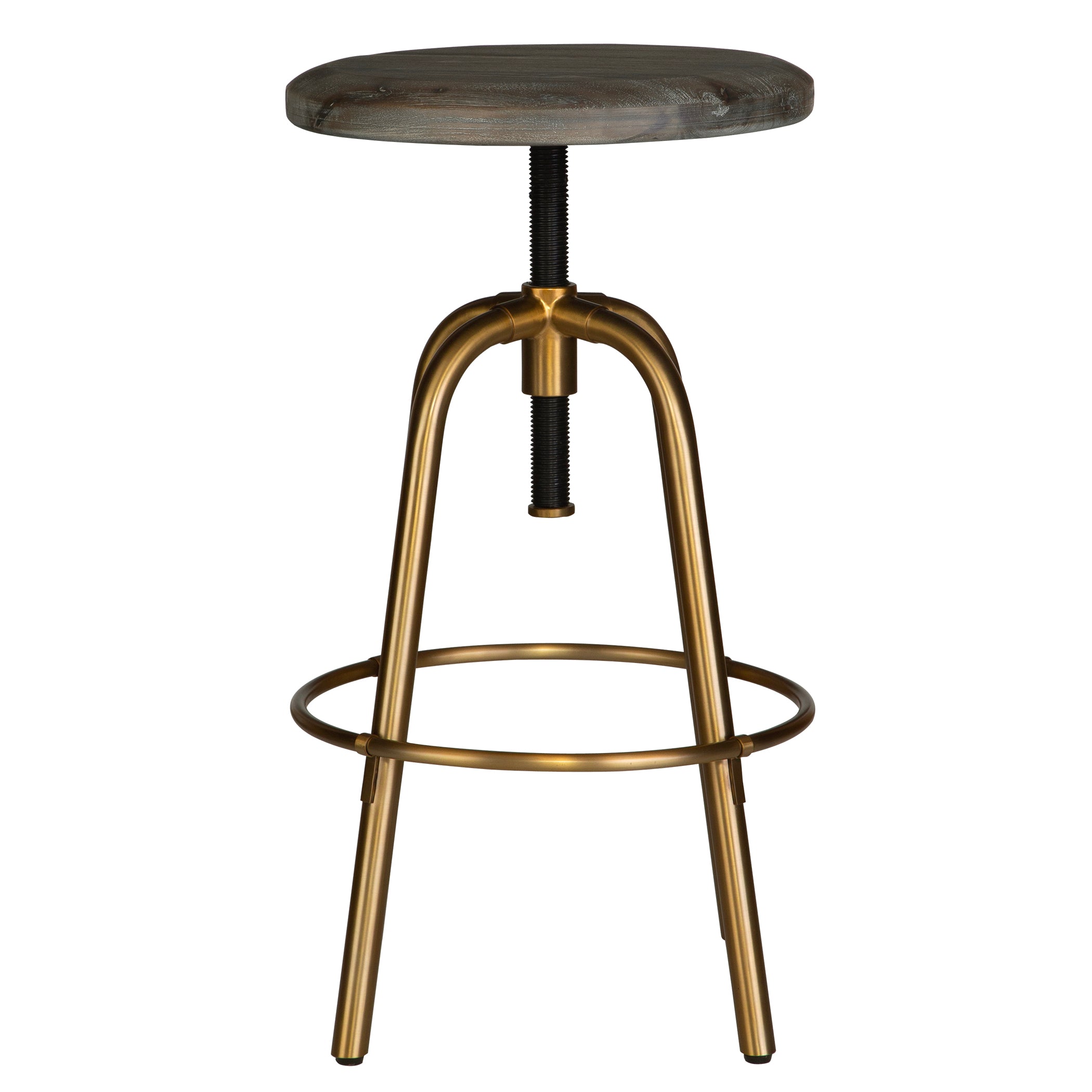 Uttermost Home Uttermost Revolve Brass Counter Stool
