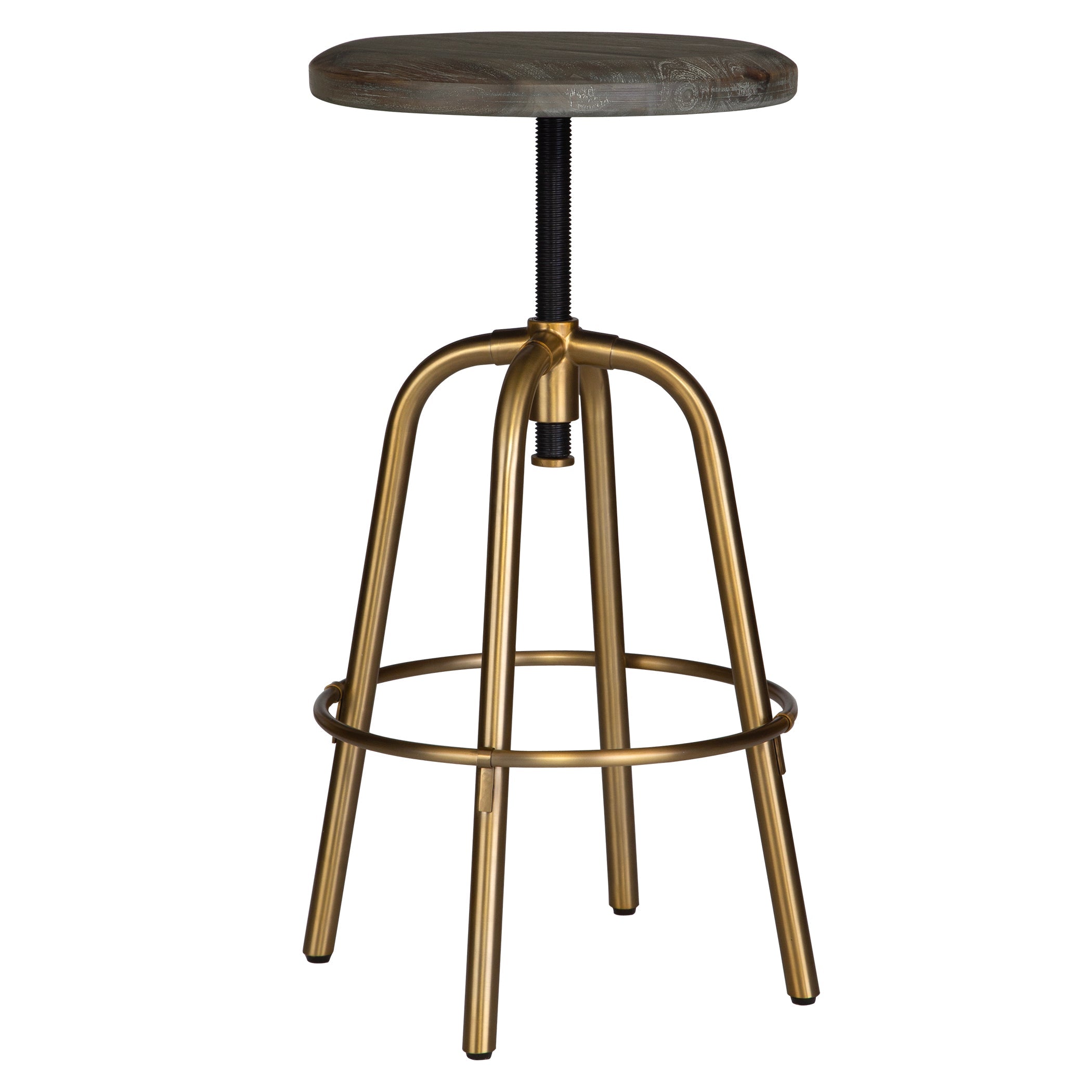 Uttermost Home Uttermost Revolve Brass Counter Stool