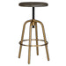 Uttermost Home Uttermost Revolve Brass Counter Stool