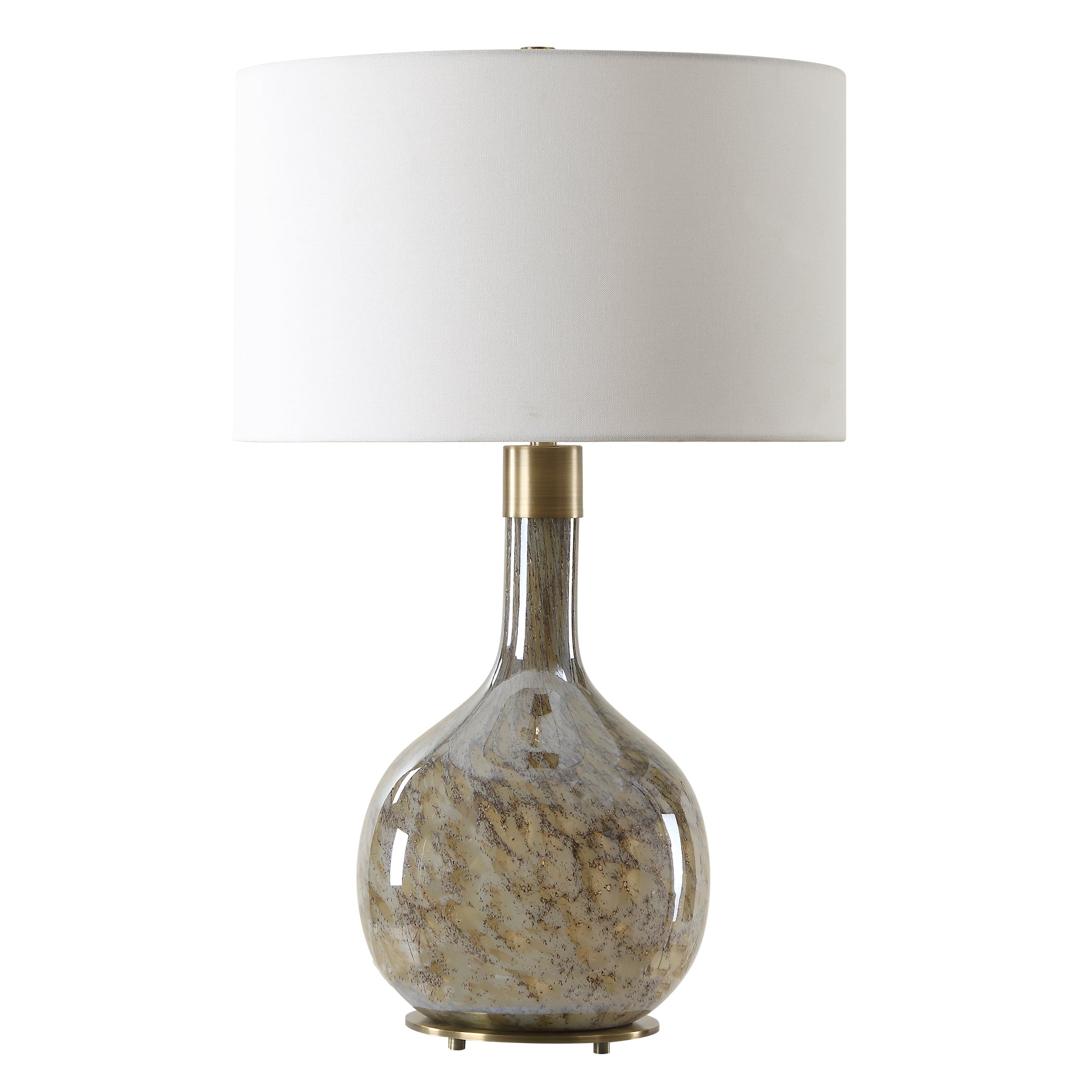 Uttermost Lighting Uttermost Rhine Brown Glass Table Lamp