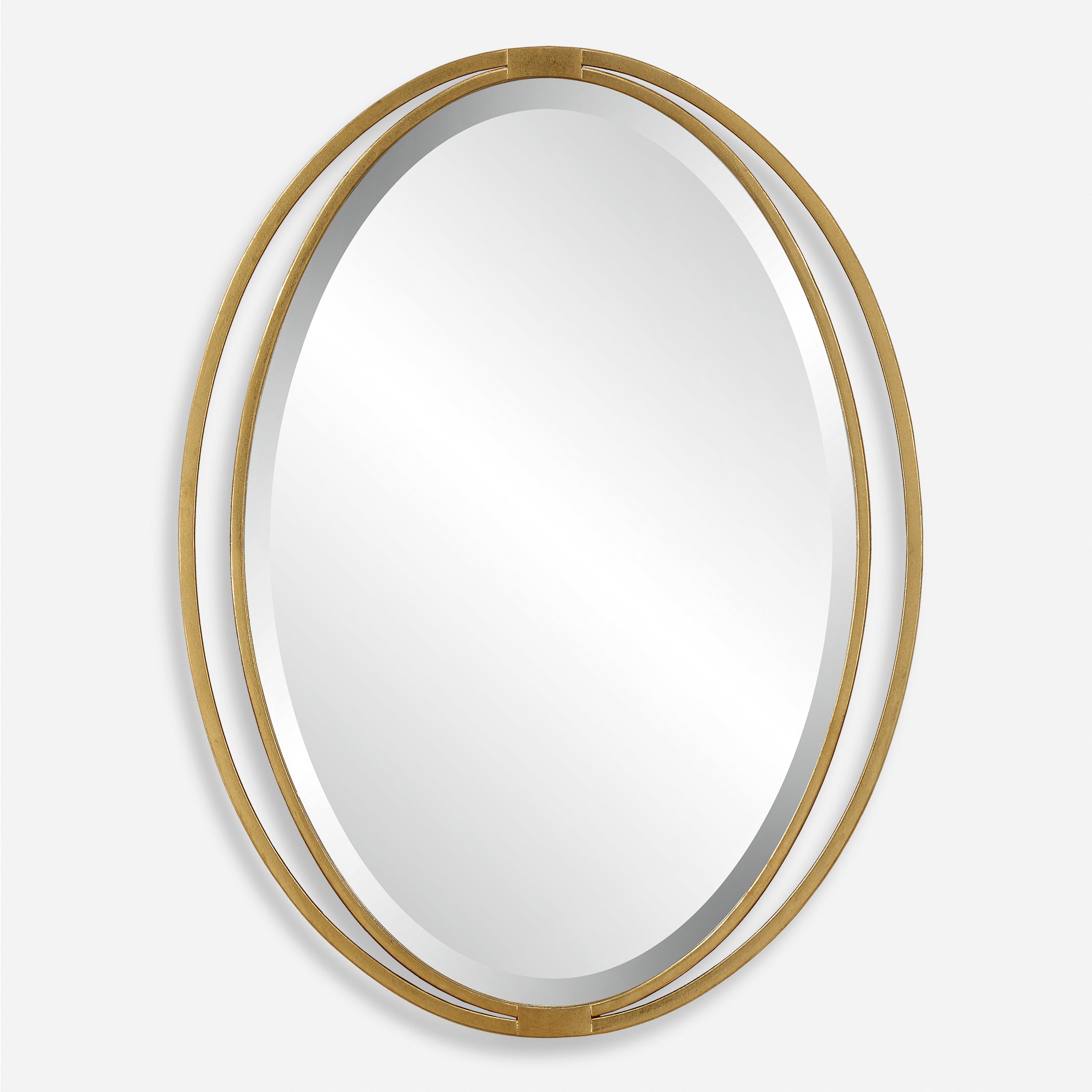 Uttermost Home Decor Uttermost Rhodes Gold Oval Mirror