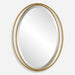 Uttermost Home Decor Uttermost Rhodes Gold Oval Mirror
