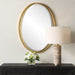 Uttermost Home Decor Uttermost Rhodes Gold Oval Mirror