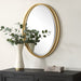 Uttermost Home Decor Uttermost Rhodes Gold Oval Mirror