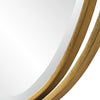 Uttermost Home Decor Uttermost Rhodes Gold Oval Mirror