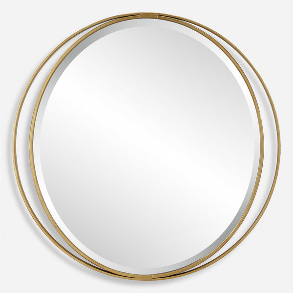 Uttermost Home Decor Oversized - Rate to be Quoted Uttermost Rhodes Gold Round Mirror