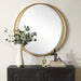 Uttermost Home Decor Oversized - Rate to be Quoted Uttermost Rhodes Gold Round Mirror