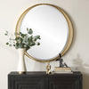 Uttermost Home Decor Oversized - Rate to be Quoted Uttermost Rhodes Gold Round Mirror