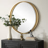 Uttermost Home Decor Oversized - Rate to be Quoted Uttermost Rhodes Gold Round Mirror