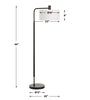 Uttermost Lighting Uttermost Richie Black Floor Lamp