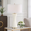 Uttermost Lighting Uttermost Ridgeline Matte White Table Lamp