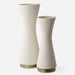 Uttermost Home Decor Uttermost Ridgeline White Vases, S/2