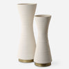 Uttermost Home Decor Uttermost Ridgeline White Vases, S/2