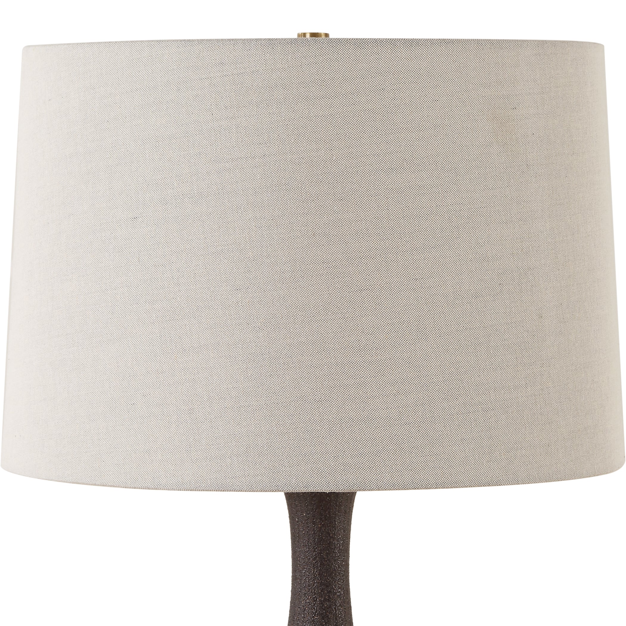 Uttermost Lighting Uttermost Rimini Black Glaze Table Lamp