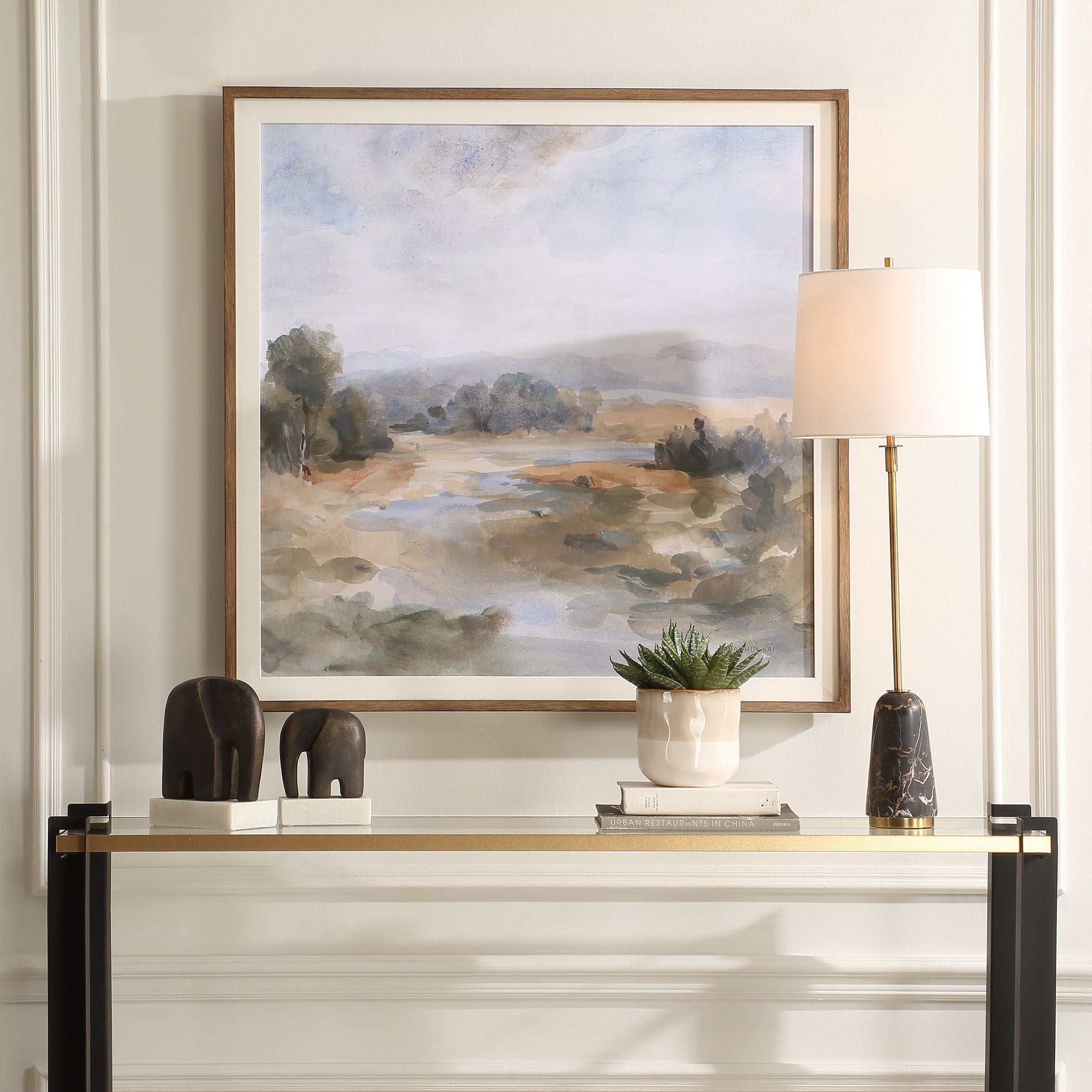 Uttermost Home Decor Oversize - Rate to be Quoted Uttermost River Afternoon Landscape Print
