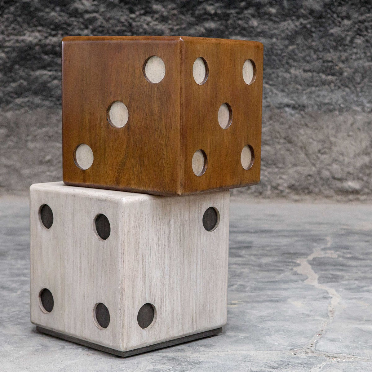 Uttermost Home Uttermost Roll the Dice Accent Table