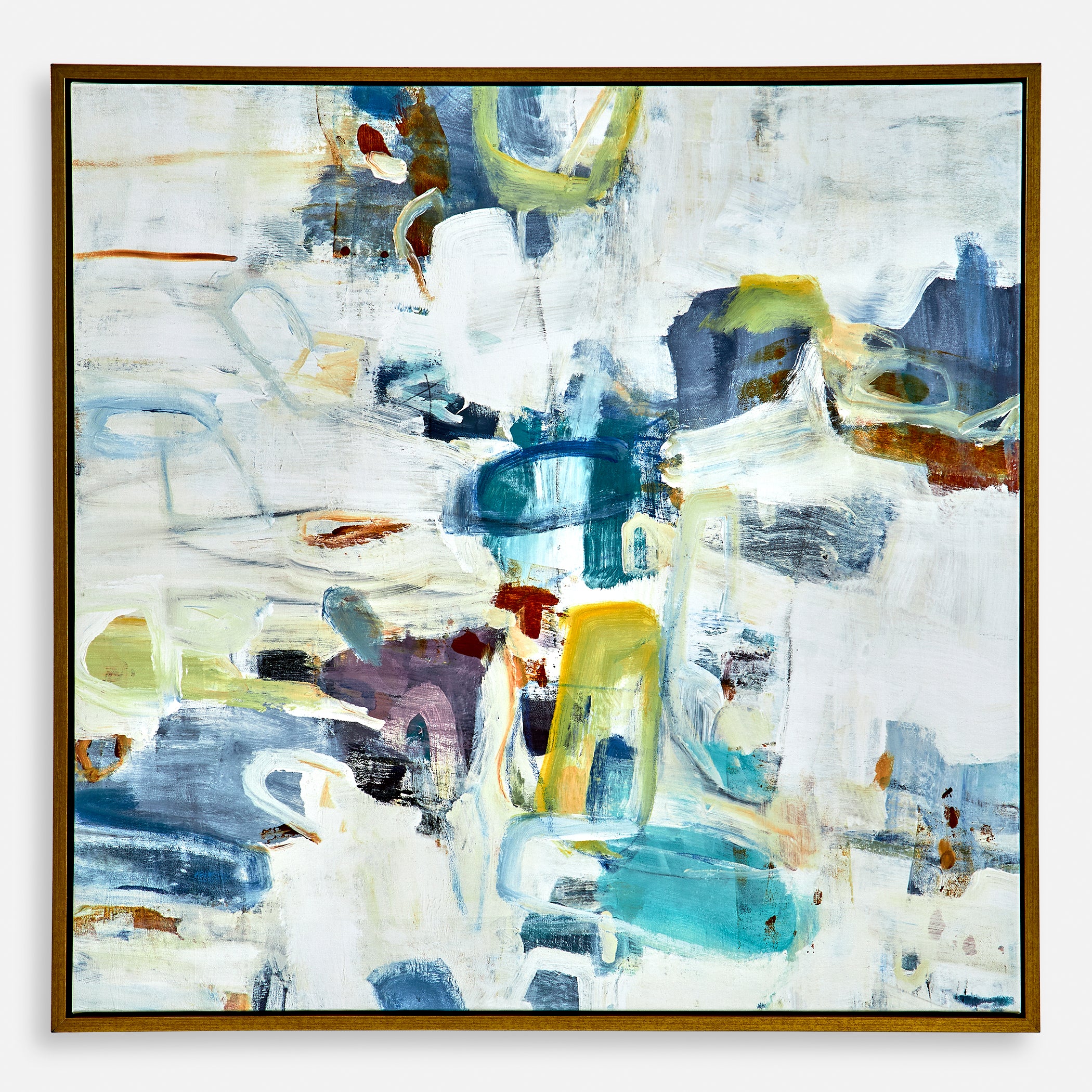 Uttermost Home Motor Freight - To be Quoted Uttermost Rolling Onward Framed Abstract Art