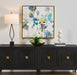 Uttermost Home Motor Freight - To be Quoted Uttermost Rolling Onward Framed Abstract Art
