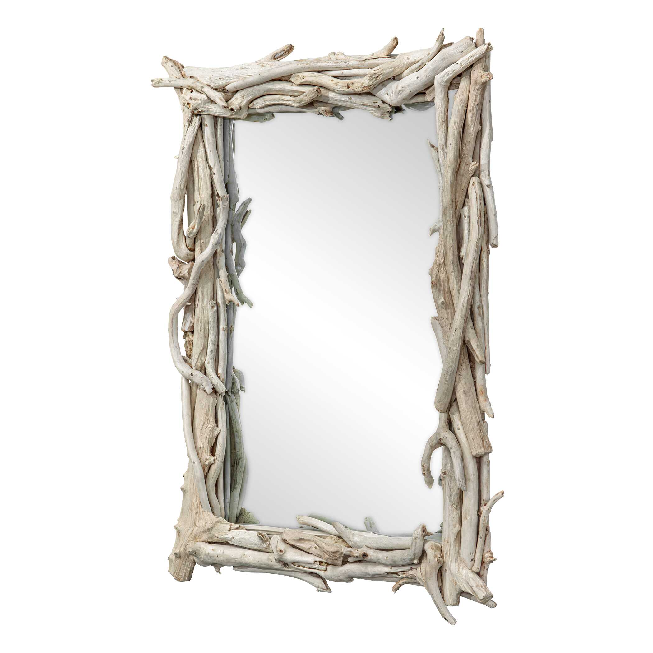 Uttermost Home Decor Uttermost Rooted Reflection Bleached Teak Mirror