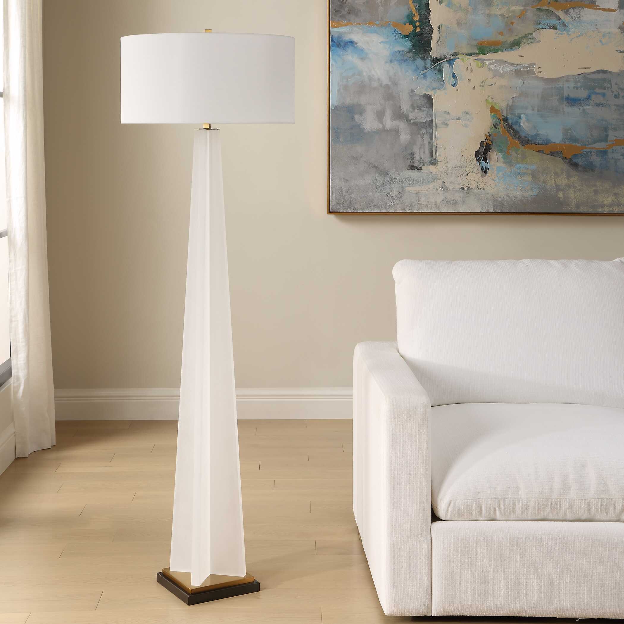 Uttermost Uttermost Rosin White Floor Lamp