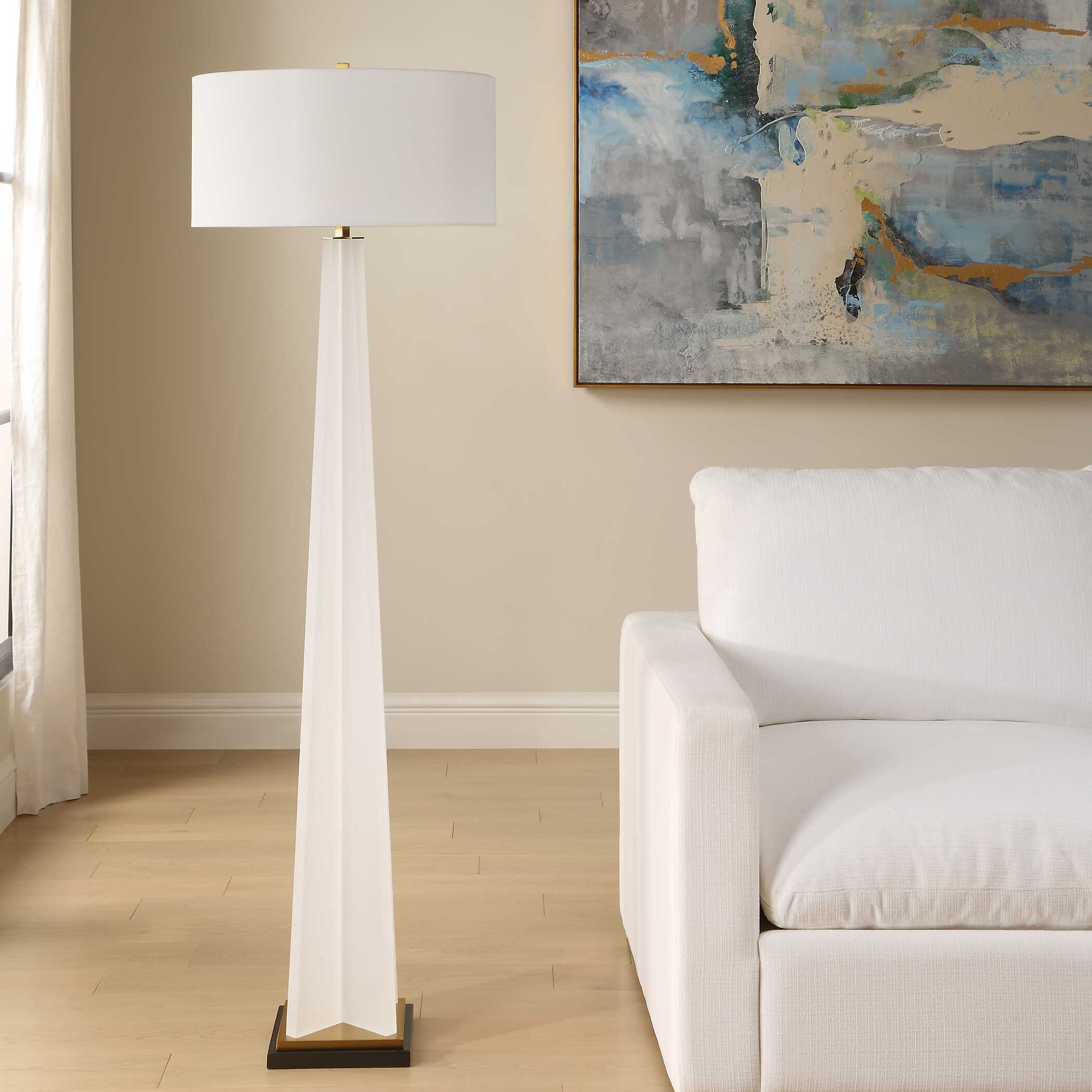 Uttermost Uttermost Rosin White Floor Lamp