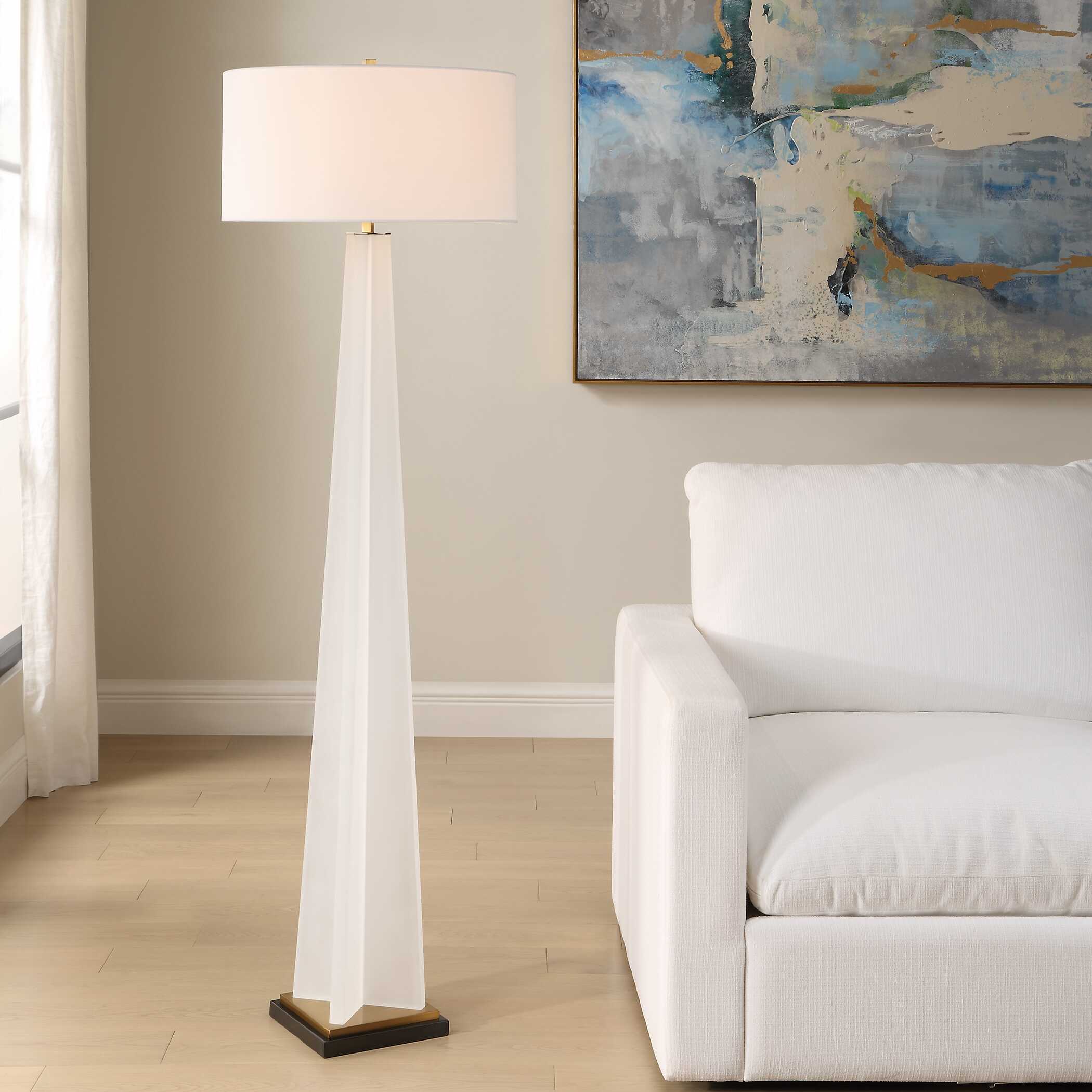 Uttermost Uttermost Rosin White Floor Lamp