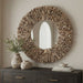 Uttermost Home Decor Uttermost Rossetti Round Interwoven Wood Mirror