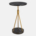 Uttermost Home Decor Uttermost Rosston Black Marble Accent Table