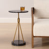 Uttermost Home Decor Uttermost Rosston Black Marble Accent Table