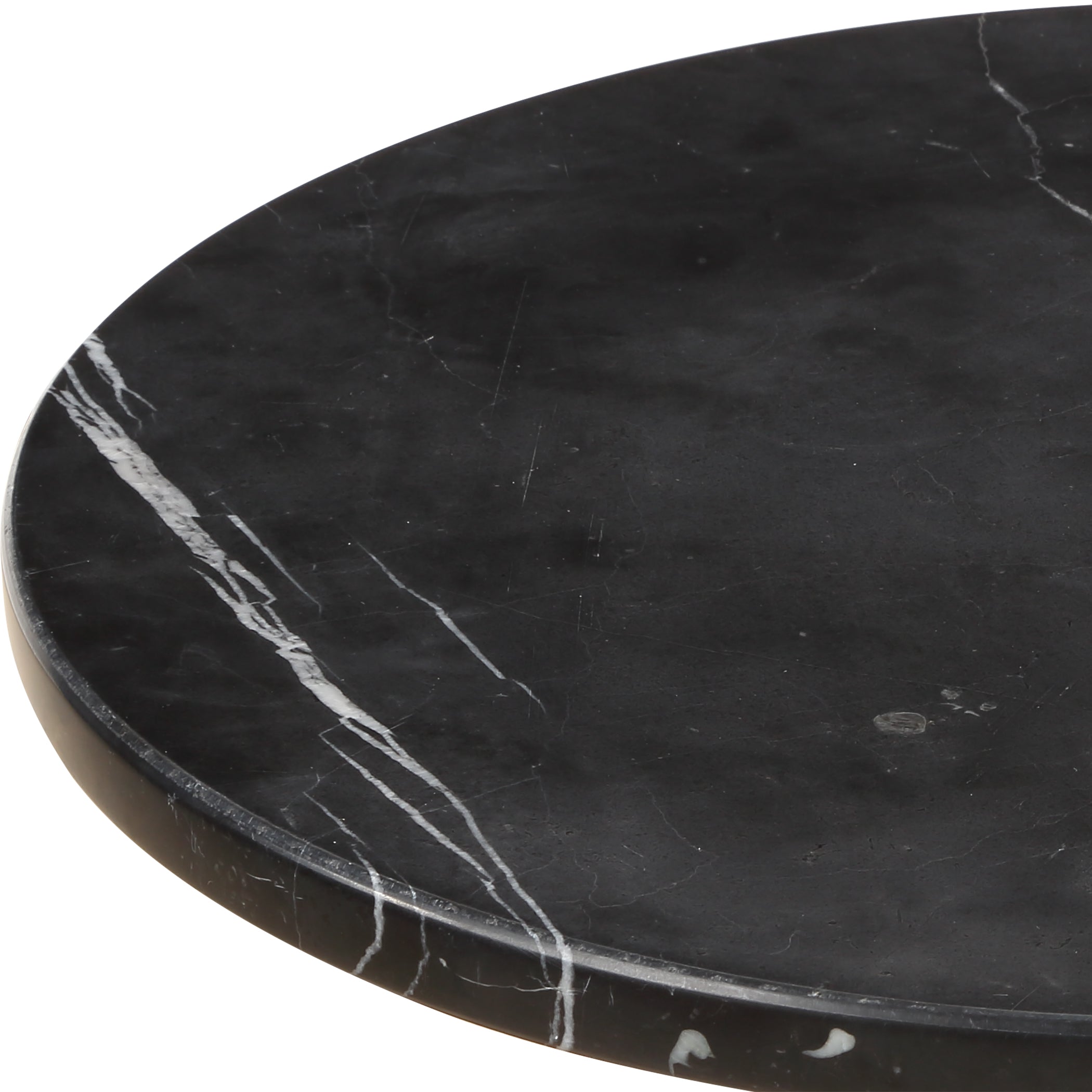 Uttermost Home Decor Uttermost Rosston Black Marble Accent Table