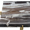 Uttermost Furniture Uttermost Rowman Petrified Wood Accent Table