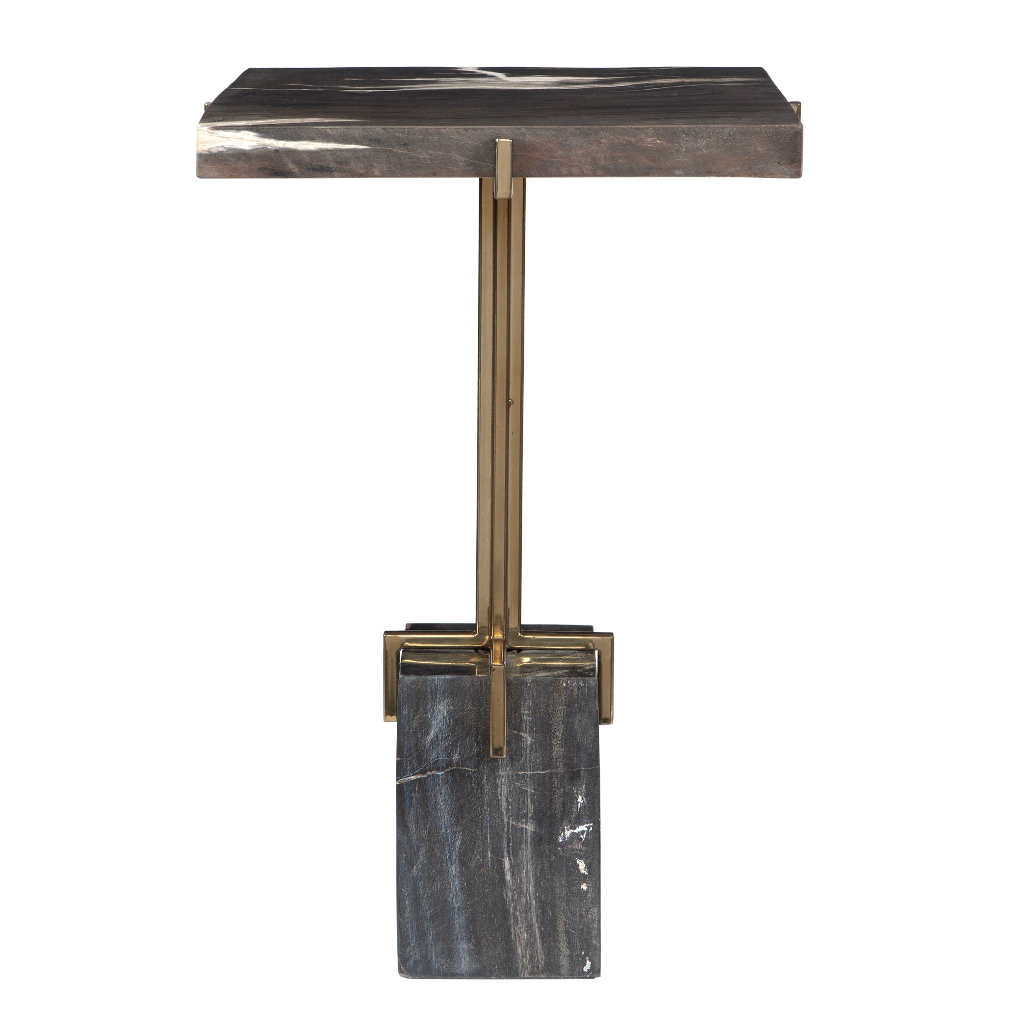 Uttermost Furniture Uttermost Rowman Petrified Wood Accent Table