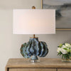 Uttermost Uttermost Ruffle Up Blue Green Table Lamp