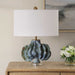 Uttermost Uttermost Ruffle Up Blue Green Table Lamp