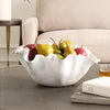 Uttermost Home Decor Uttermost Ruffle White Bloom Bowl
