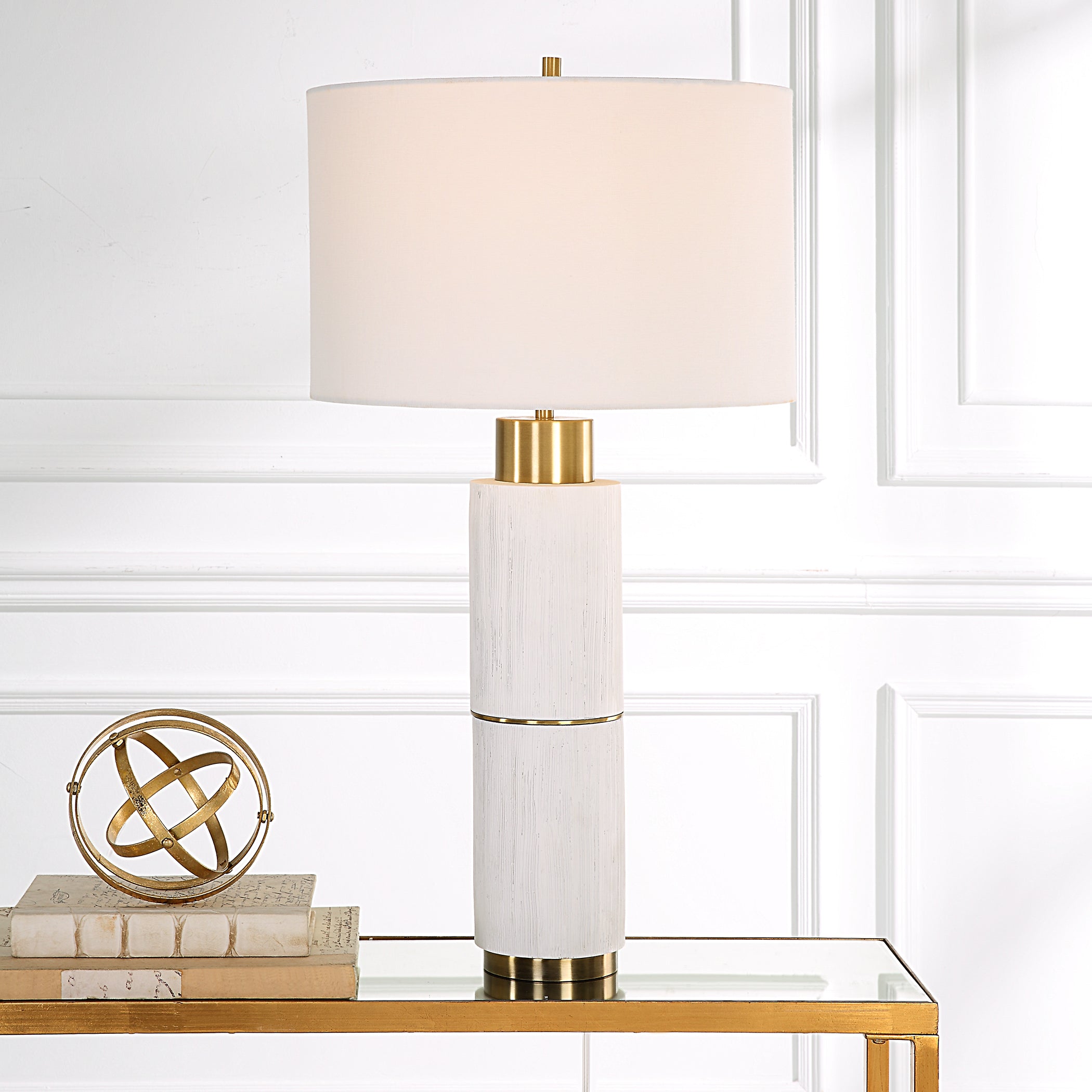 Uttermost Home Decor Uttermost Ruse Whitewashed Table Lamp