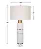Uttermost Home Decor Uttermost Ruse Whitewashed Table Lamp