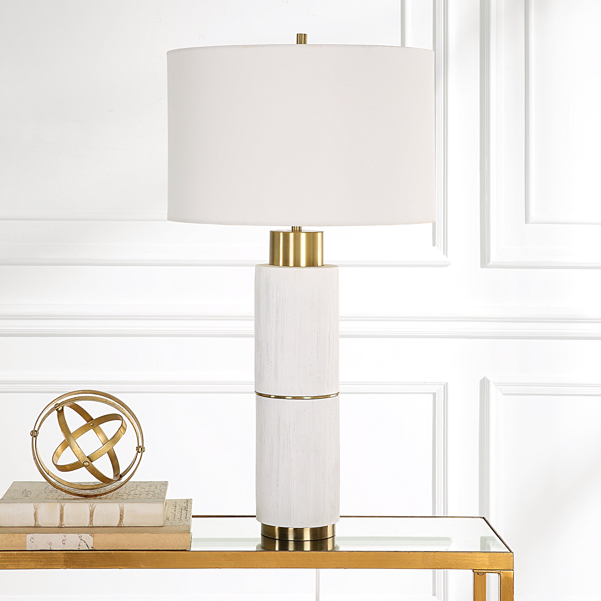 Uttermost Home Decor Uttermost Ruse Whitewashed Table Lamp