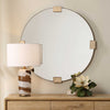 Uttermost Uttermost Russo Travertine Round Mirror