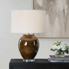 Uttermost Lighting Uttermost Rye Glazed Brown Table Lamp