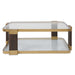 Uttermost Furniture Uttermost Ryles Glass Coffee Table